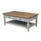 International Concepts Rectangle Vista Coffee Table, 48 W, 28 L, 20 in H, Wood, Hickory/Stone OT41-15C - alternate 1